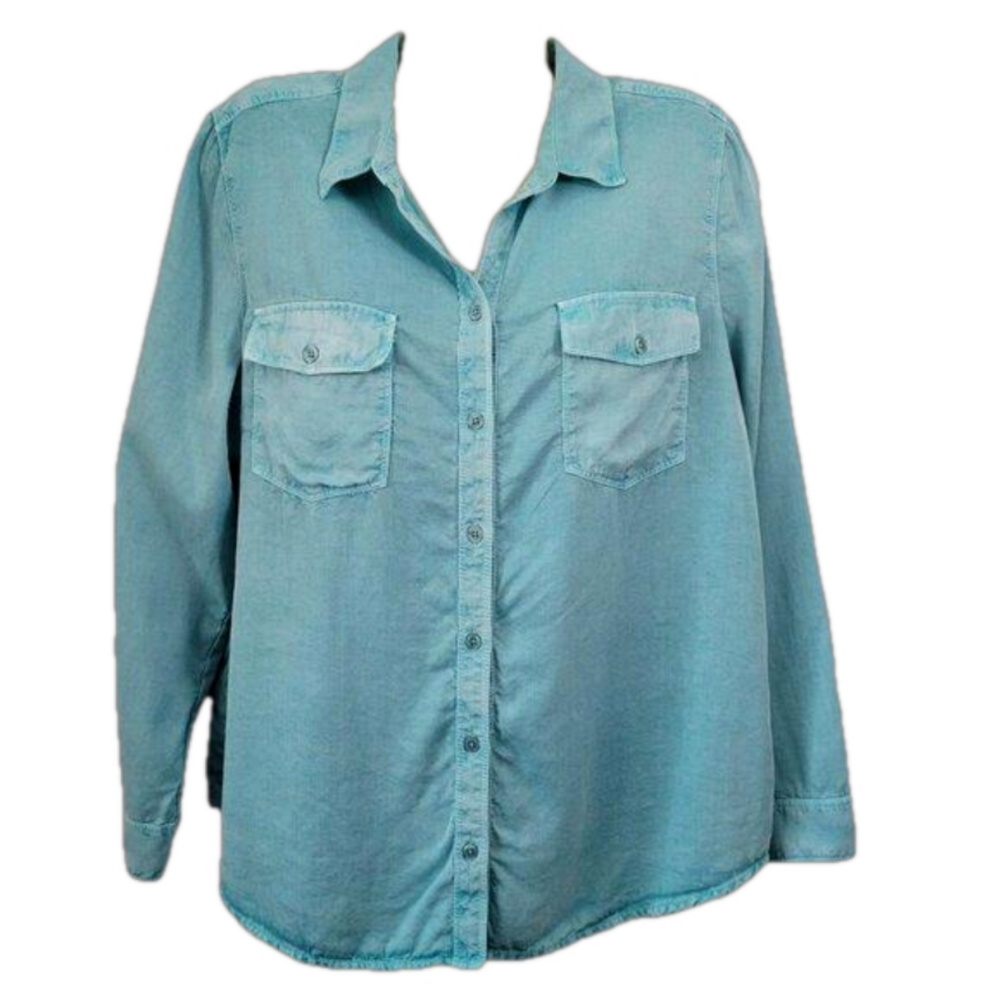 Chico's Light Blue Button Down Shirt